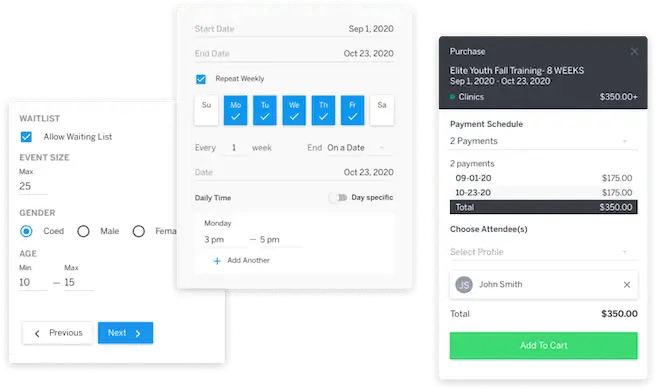 sports registration software