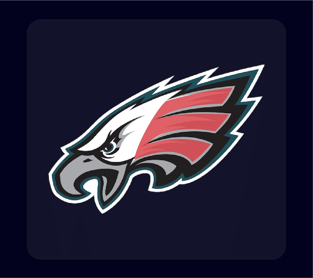 NFL Logos Philadelphia Eagles Hidden E