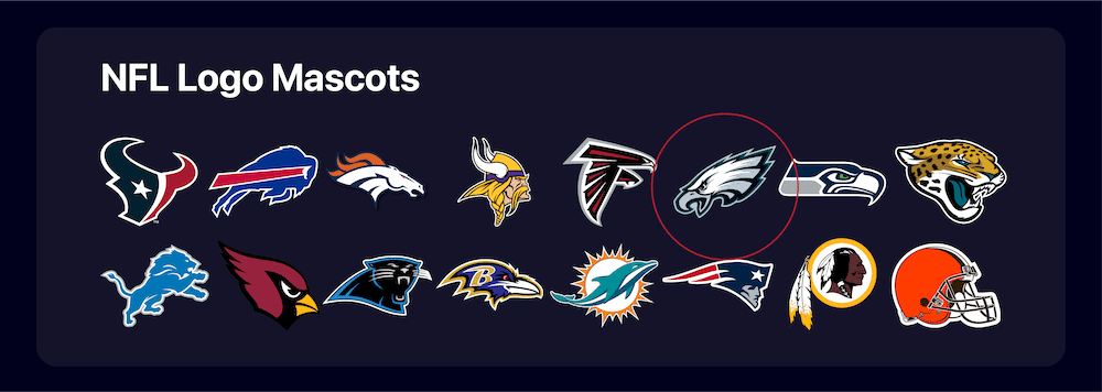 NFL Teams Logos Mascots