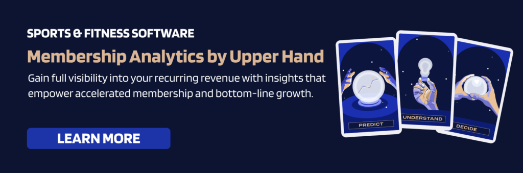 gain visibility into your sports business membership data with Membership Analytics by Upper Hand